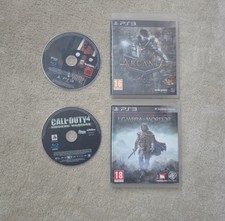 Lotto 4 giochi ps3 (Race, arcania, l'ombra di mordor, call of duty 4)