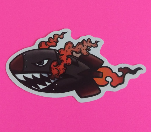 Adesivo angry torpedo - adesivo, x