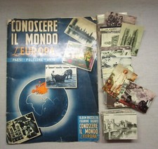 CONOSCERE IL MONDO-L'EUROPA-DELL'ARTE '58-FIGURINA a scelta (1/240)-Recuperata