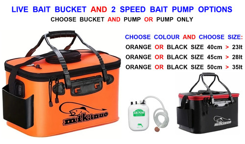Mikanuo live bait - bait, bucket