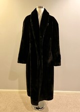 Cappotto pelliccia nero donna