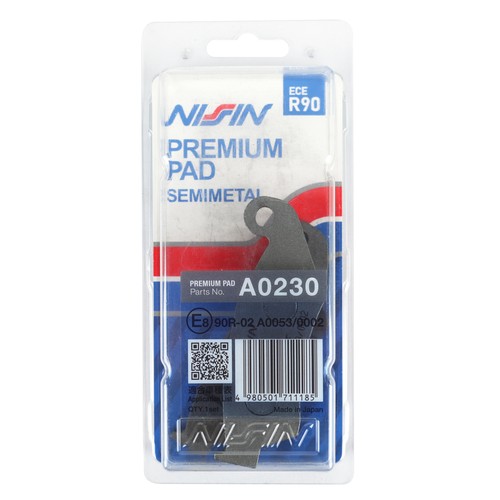 Plaquette frein nissin - de, pour
