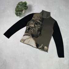 Camicetta Desigual SLIM FIT COLLO ALTO manica lunga taglia XL