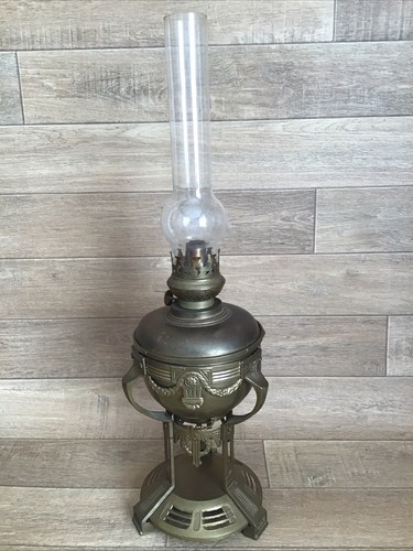 Antique brass unique table - antique,