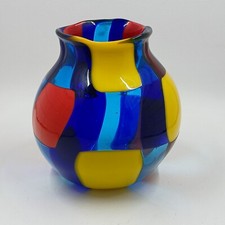 Murano Pezzato Vase Fulvio