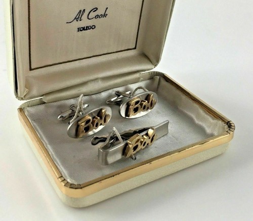 Swank bob cuff links - bob,