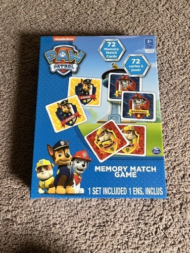 Paw patrol memory - paw,