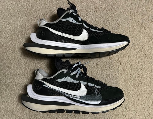 Nike sacai vaporwaffle nero - x,