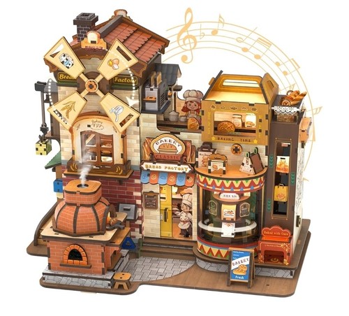 Cutebee puzzle legno bread - puzzle, 3d
