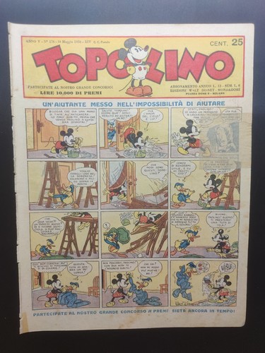 Fumetto topolino giornale anno - giornale,