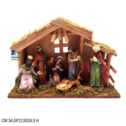 Nativita presepe con 8 - presepe,