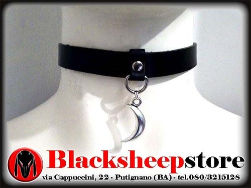 Collarino donna cuoio con - cuoio,