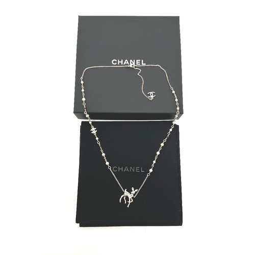Collana chanel bambi bianca - collana, e