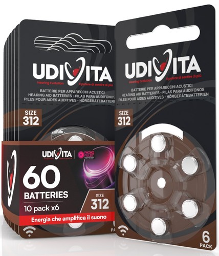 Batterie pile udivita 312 - 60,