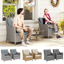 Set di 2 sedie da giardino in