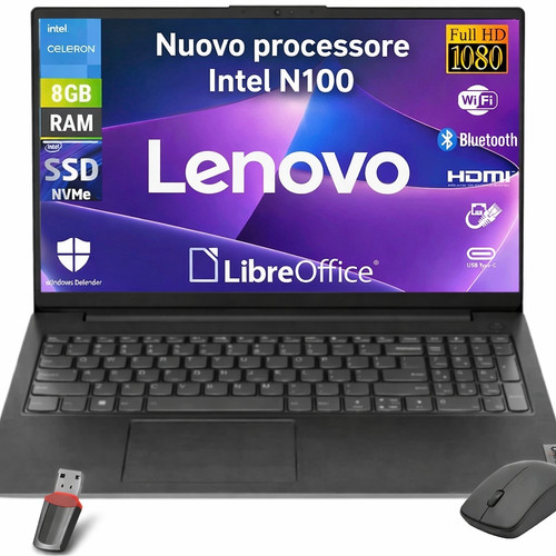 Notebook portatile lenovo - pc,