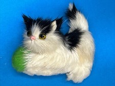 HAIRY CAT BLACK AND WHITE