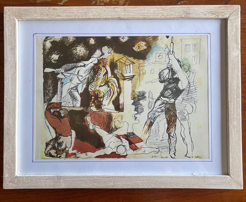Quadro guttuso renato stampa - guttuso,