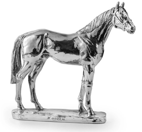Silver horse fully - silver,
