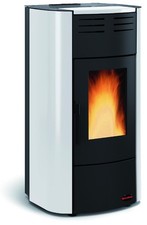 Nordica Extraflame Stufa a Pellet Idro Ventilata 19 kW Bianco Raffaella H15 5.0