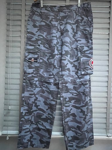 Pantalone blu mimetico