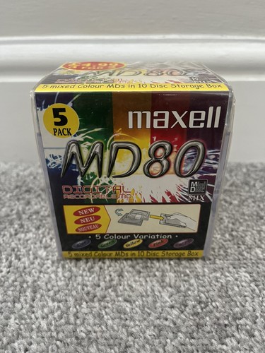 Maxell pack minidisco - maxell, 5