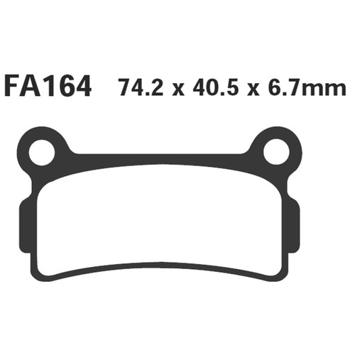 Pastiglie freno moto ebc - freno,