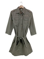 CASUAL CLOTHING Abito a maniche lunghe Donna Abito Taglia IT 42 grigio chiaro