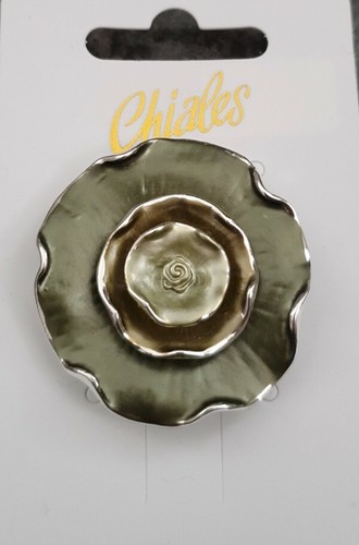 Spilla fiore metallo - spilla,