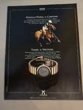 *PUBBLICITÀ' ADVERTISING MDN GENEVE OROLOGIO THORR  -- 1989