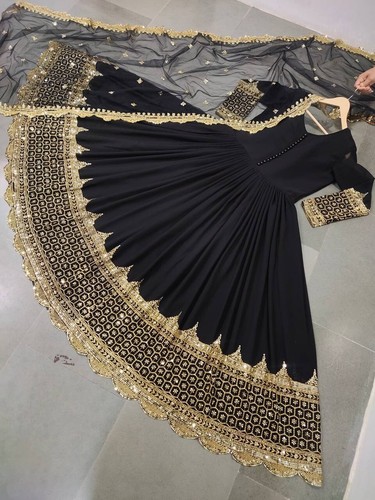 Abito nero stile pakistano - abito,