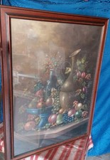 Grande Dipinto Olio Su Tela