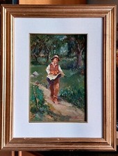 Dipinto olio firmato D'Antonio. 