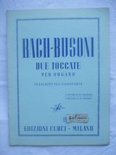 BACH BUSONI 2 toccate per