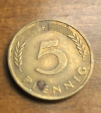 Moneta da 5 pfennig del 1982