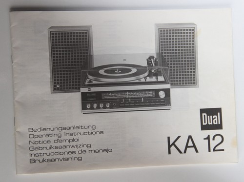 Originale dual istruzioni ka12 - dual,