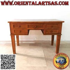 Scrivania a 5 cassetti in