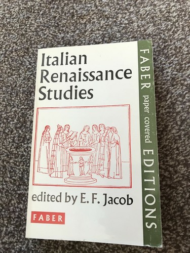 Italian renaissance studies - italian, pb