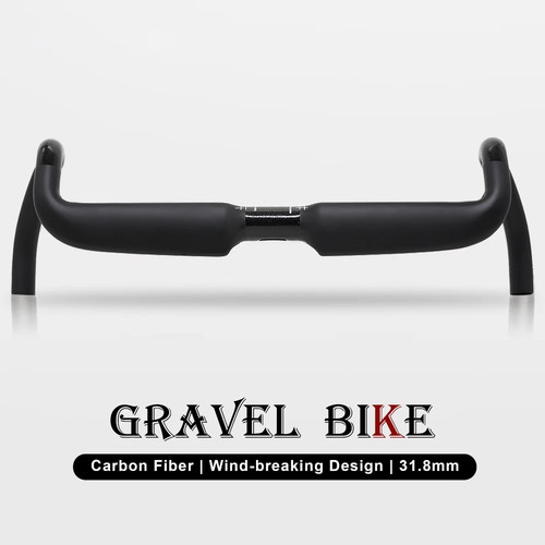 Manubrio bici ghiaia fibra - ,