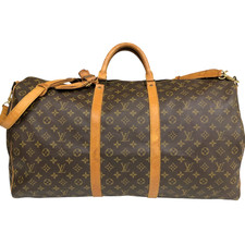 Borsa Louis Vuitton Keepall Bandouliere 60 Boston originale monogramma viaggio M41412