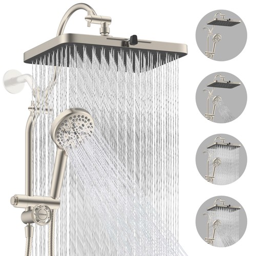 Soffione doccia spazzolato con - soffione,