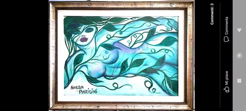 Novella parigini quadro olio - parigini,