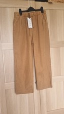 Pantaloni cropped Zara marroni