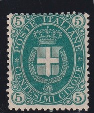 1889 umberto cent stemma - umberto,