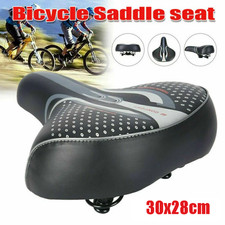 Sella bici e sella comfort nera extra larga ammortizzata uomo e donna