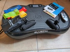 Bluefin Fitness Ultra Slim Pedana Vibrante nera con  5 programmi e 180 livelli