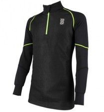 MAGLIA TERMICA SOTTO GIACCA OJ WIND SHIRT ANTIVENTO WIND BARRIER NERO TG M/L