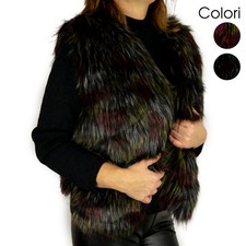 Gilet di Pelliccia ecologica