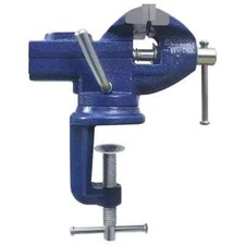 Morsa Da Banco Con Base Girevole Apertura Massima 60 MM Fissaggio a Morsetto