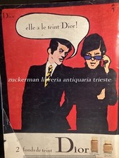 MAKE UP FONDOTINTA CHRISTIAN DIOR PUBBLICITà ANNO 1970
